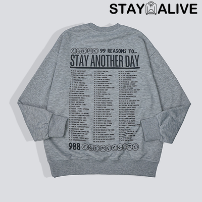 'STAY ANOTHER DAY' UNISEX CREWNECK