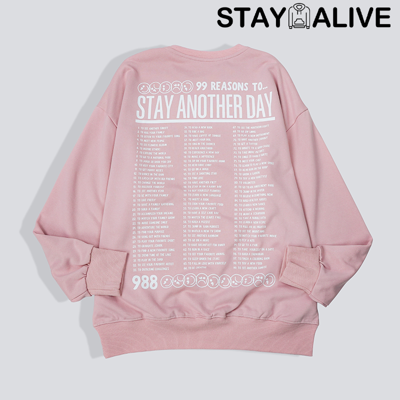 'STAY ANOTHER DAY' UNISEX CREWNECK