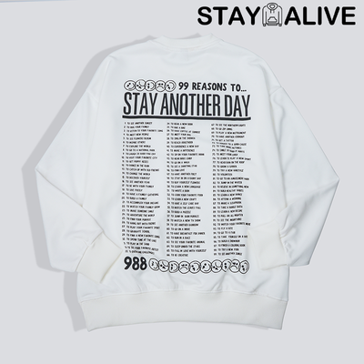 'STAY ANOTHER DAY' UNISEX CREWNECK