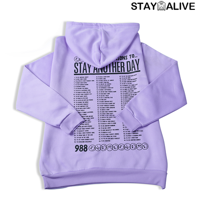 'STAY ANOTHER DAY' UNISEX HOODIE/CREWNECK